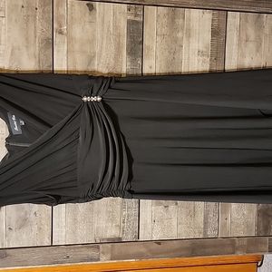 Evening party dress, gently used once,black size 12